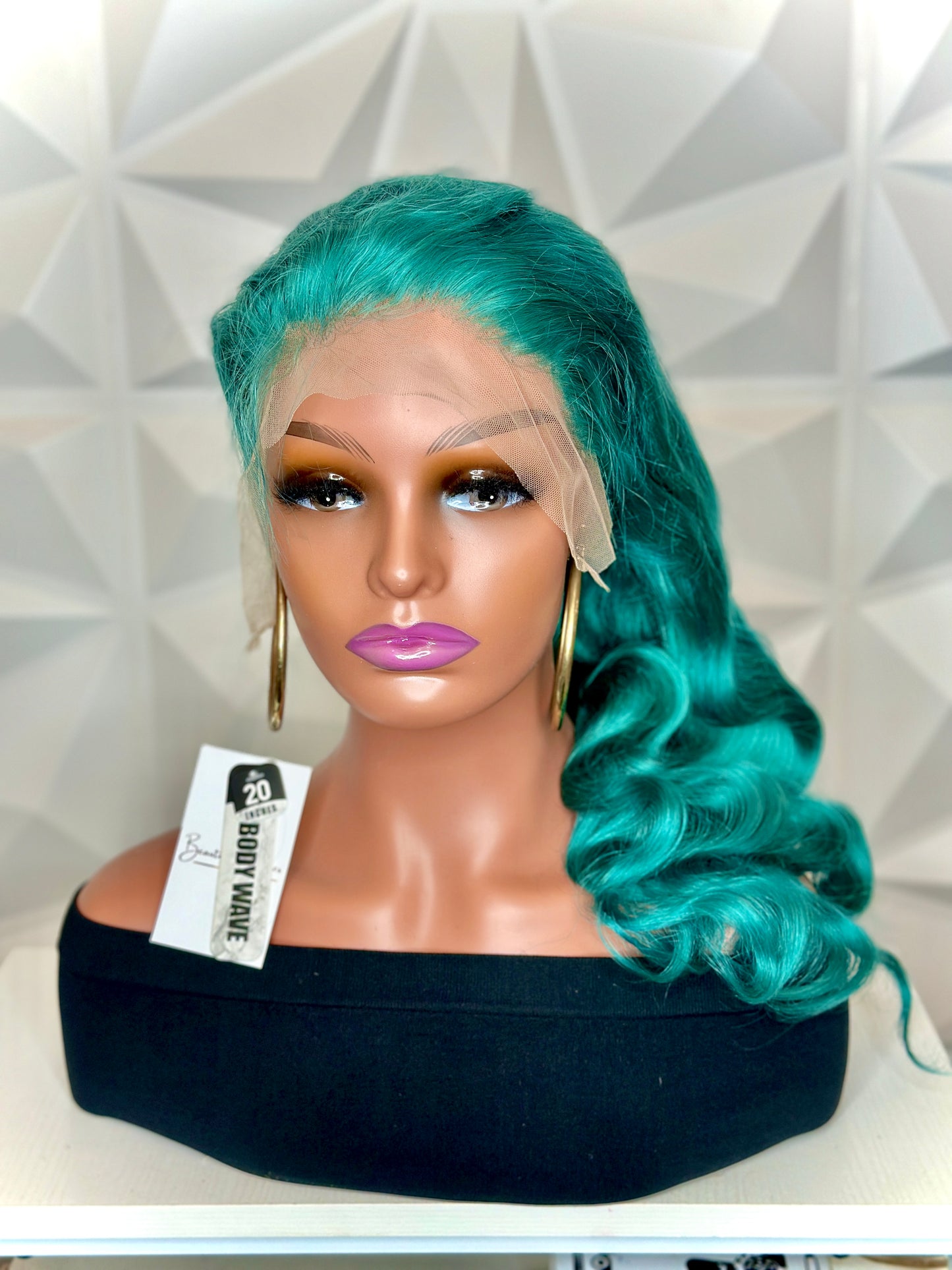 Green 13x4 Frontal Wig