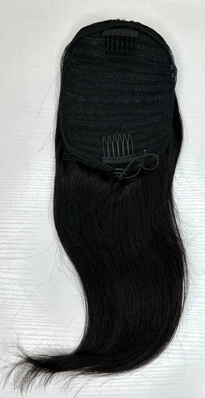 Black Straight Ponytail Extension