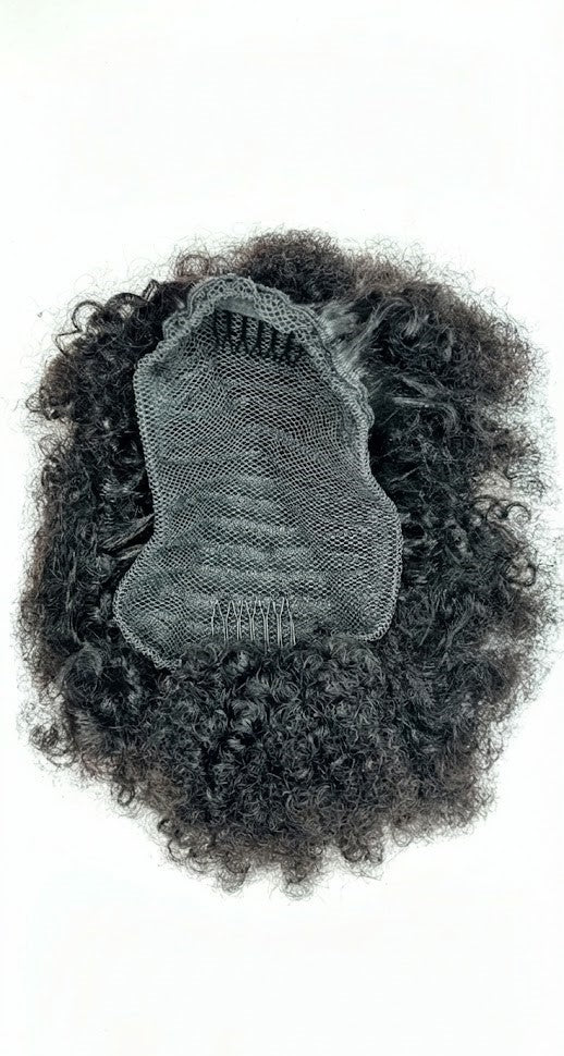 Black Afro Curly Ponytail Extension