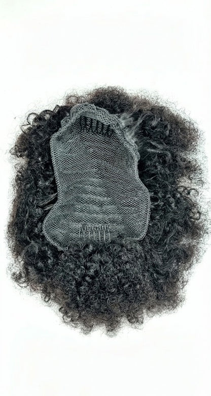 Black Afro Curly Ponytail Extension